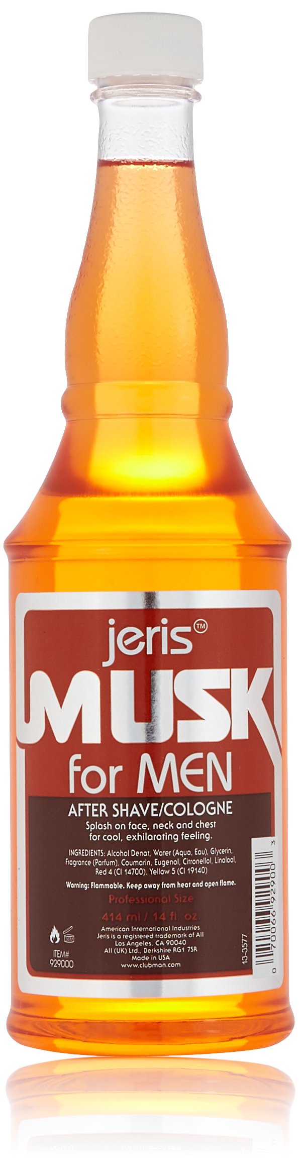 Clubman Jeris Musk After Shave Lotion/Cologne, 14 Fluid Ounce