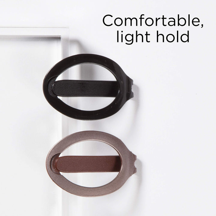 Goody Ouchless Flex Small Updo Hair Barrettes, 2 Count (Pack of 3)