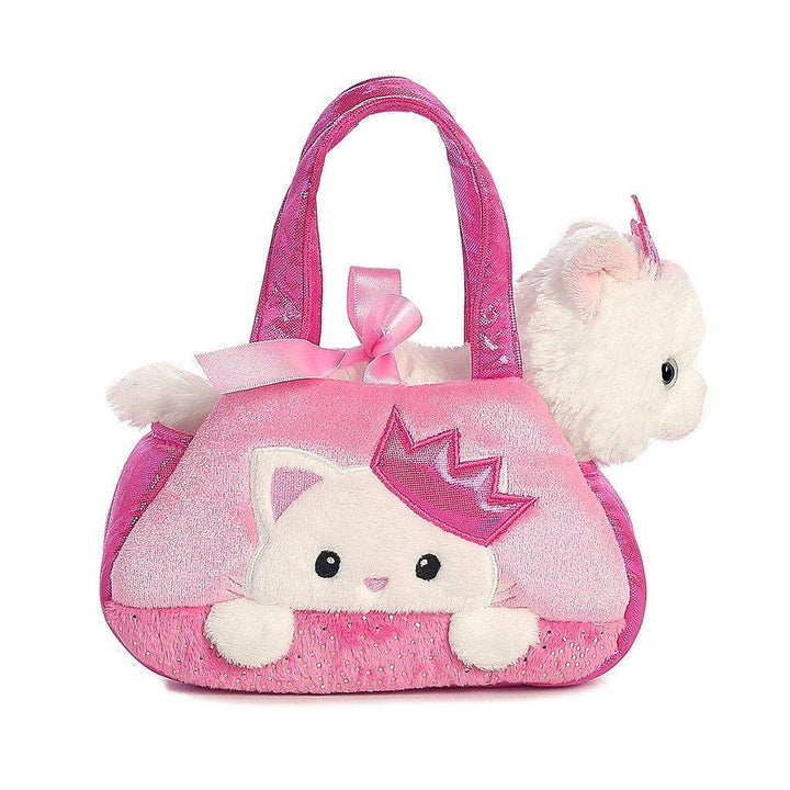 ® Fashionable Fancy Pals™ Peek-A-Boo Princess Kitty™ Stuffed Animal - On-The-go Companions - Stylish Accessories - Multicolor 7 Inches