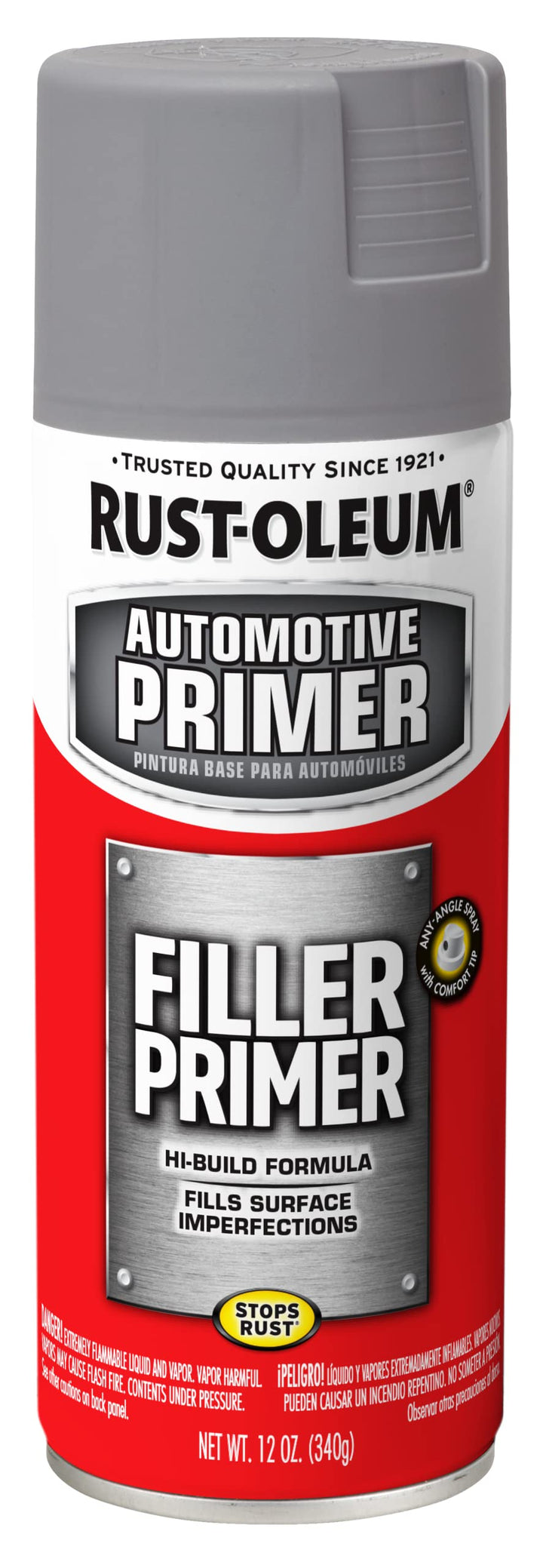 , Gray, Gray 249279 Automotive Filler Primer Spray Paint, 11 oz, 11 Ounce, 11 Fl Oz