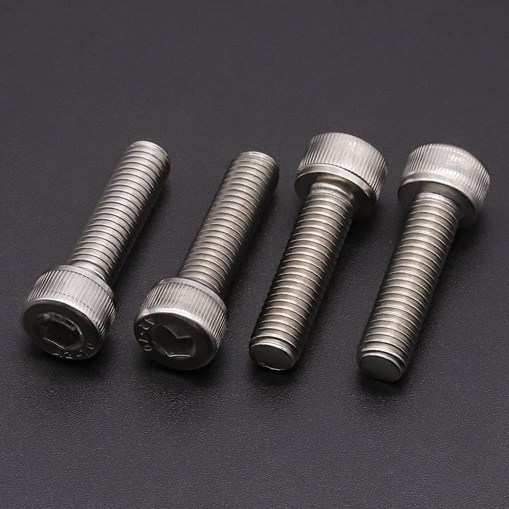 5/16-18 x 2 Stainless Socket Head Cap Screws, 304 Stainless Steel 18-8, Allen Hex Drive, Full Thread Coverage, 10 Pack