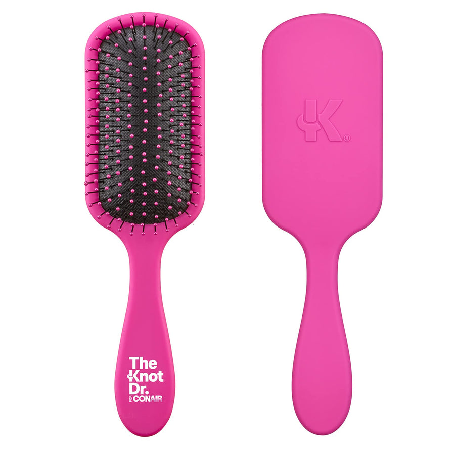 , The Knot Dr, Pro Brite Wet & Dry Detangler, Pink, 1 Brush