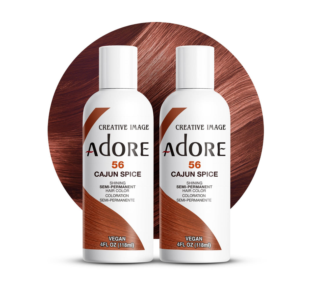 Semi-Permanent Haircolor #056 Cajun Spice 4 Ounce (118ml) (2 Pack)