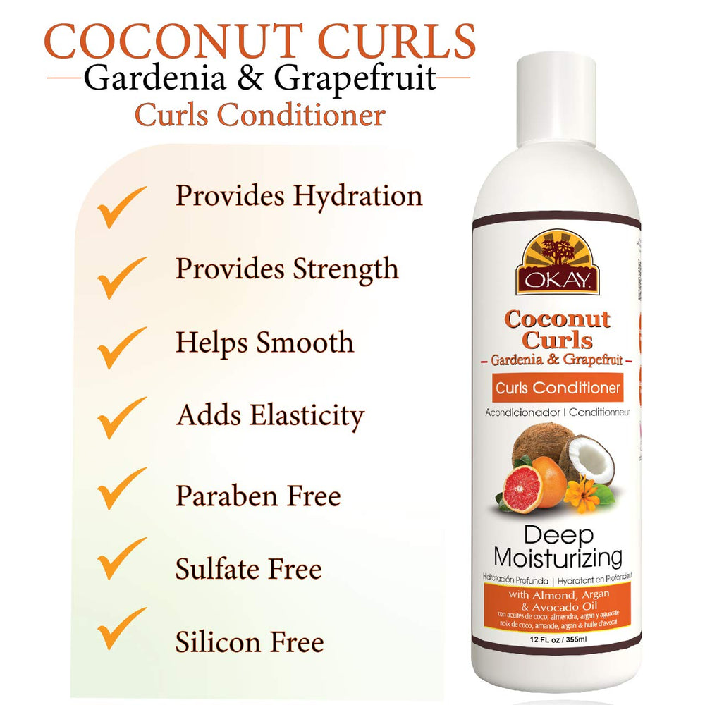 Coconut Conditioner Gardenia & Grapefruit C 12 Ounce