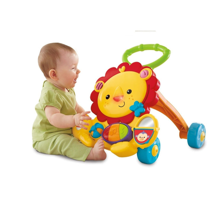 Baby Toy Musical Lion Walker with Lights Sounds & Activities for Developmental Play Infants & Toddlers Ages 6+ Months