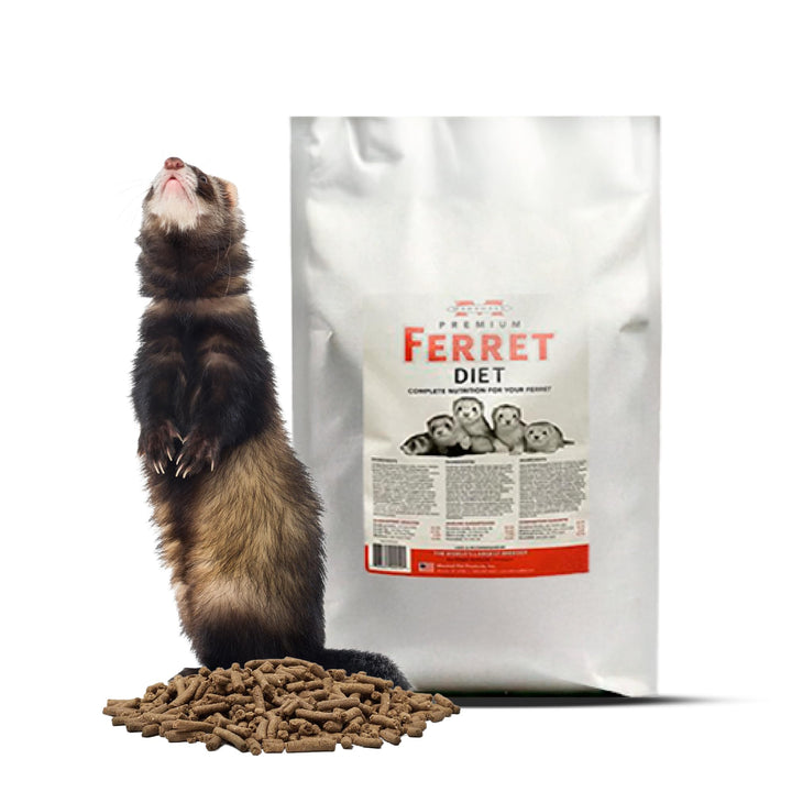 Premium Ferret Diet Dry Food, 18 lbs – Balanced Nutrition for Ferret Health, Supports Digestion, Muscle Maintenance & Energy Levels