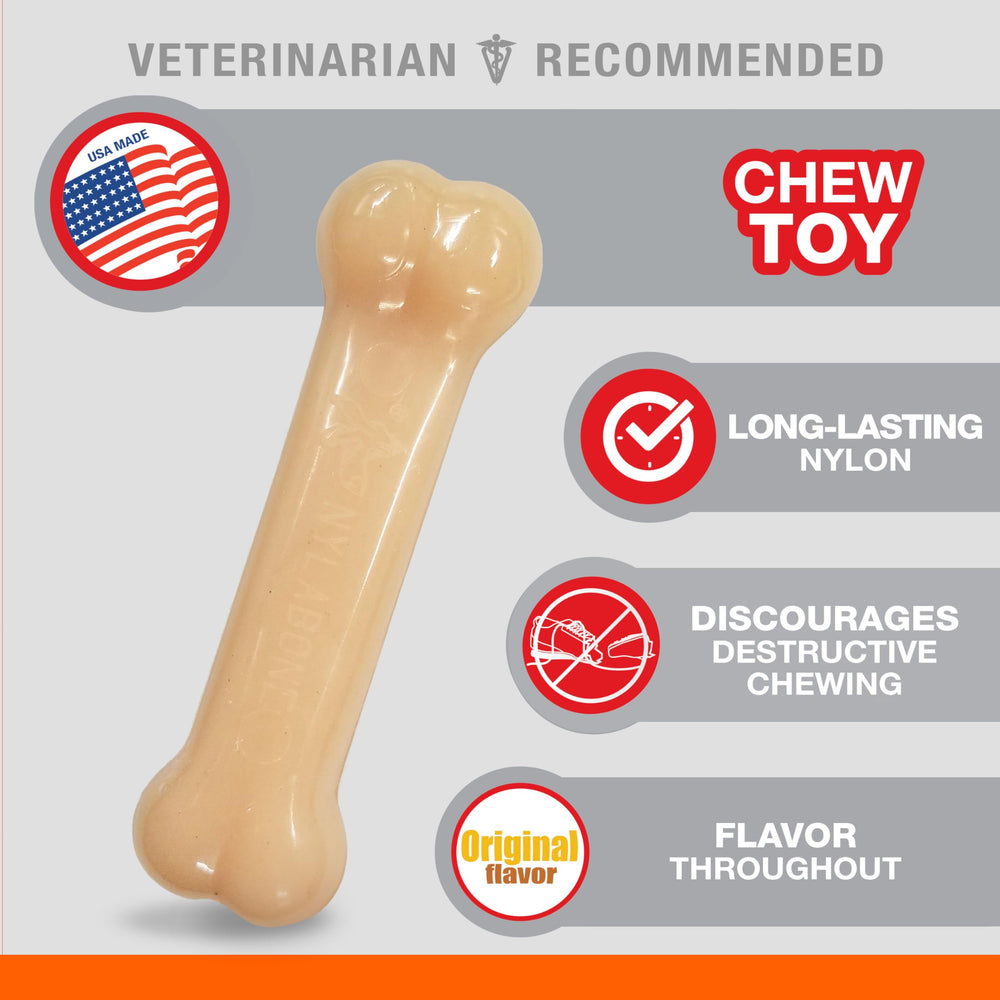 Power Chew Classic Bone Chew Toy for Dogs, Durable Dog Toys for Aggressive Chewers, Original Flavor, Small/Regular - Up to 25 Ibs. (1 Count)