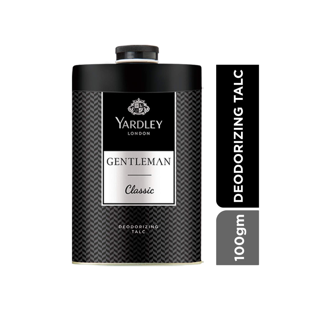 London Gentleman Classic Deodorizing Talc for Men, 100g