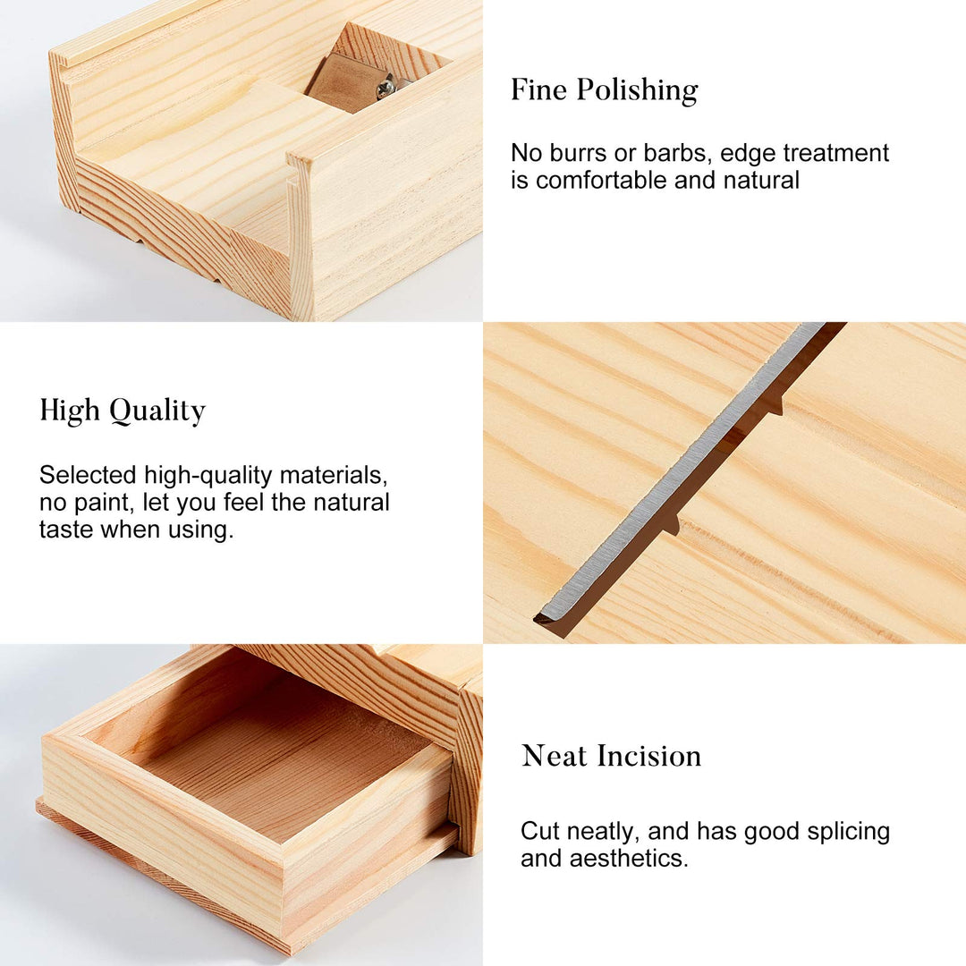 Soap Planer Cutter Drawer Box Wooden Soap Beveler Planer Soap Trimming Shaving Tool for Christmas Handmade Soaps and Candles Trimming DIY Craft Soap Loaf Making