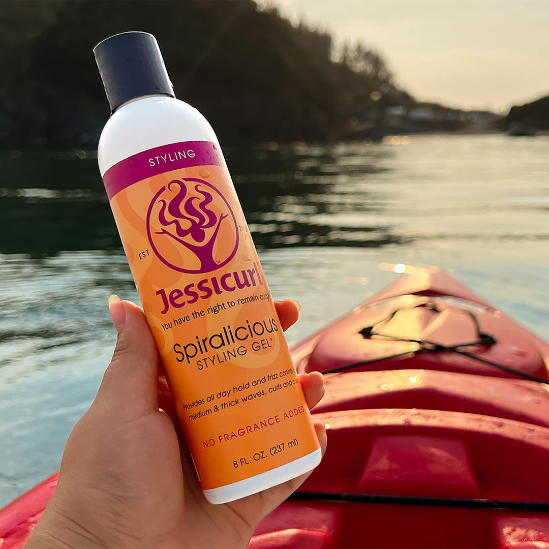 , Spiralicious Gel, Citrus Lavender, 8 Fl oz. Curl Defining Hair Gel for Curly Hair and Frizz Control, for all hair types