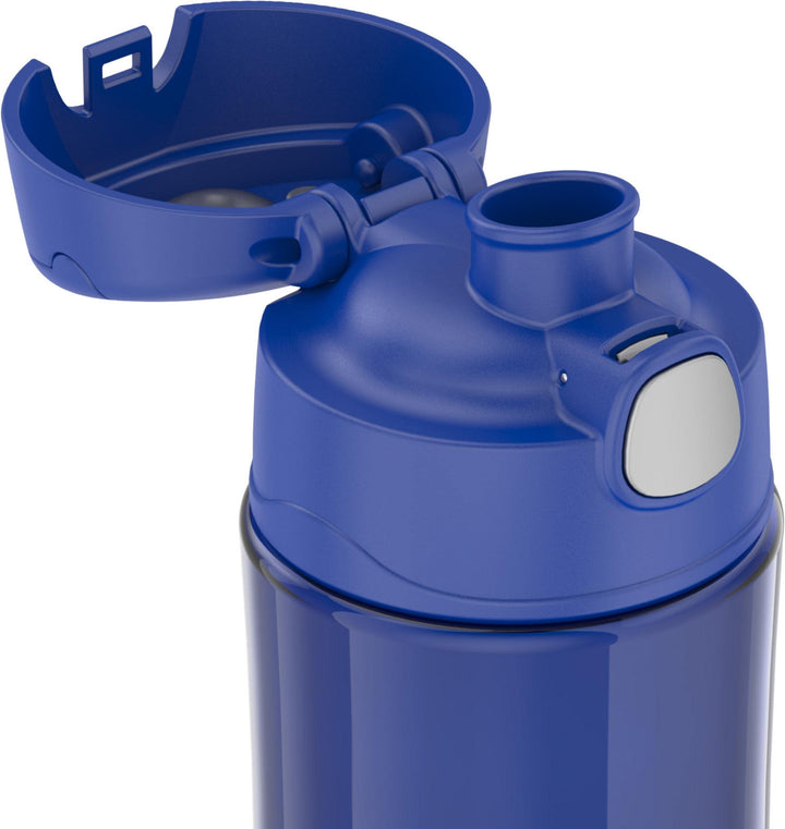 FUNTAINER 16 Ounce Plastic Hydration Bottle with Spout, Blueberry