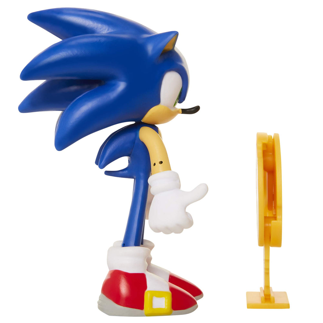 Collectible Sonic 4 Bendable Flexible Action Figure with Bendable Limbs & Spinable Friend Disk Accessory Perfect for Kids & Collectors Alike for Ages 3+