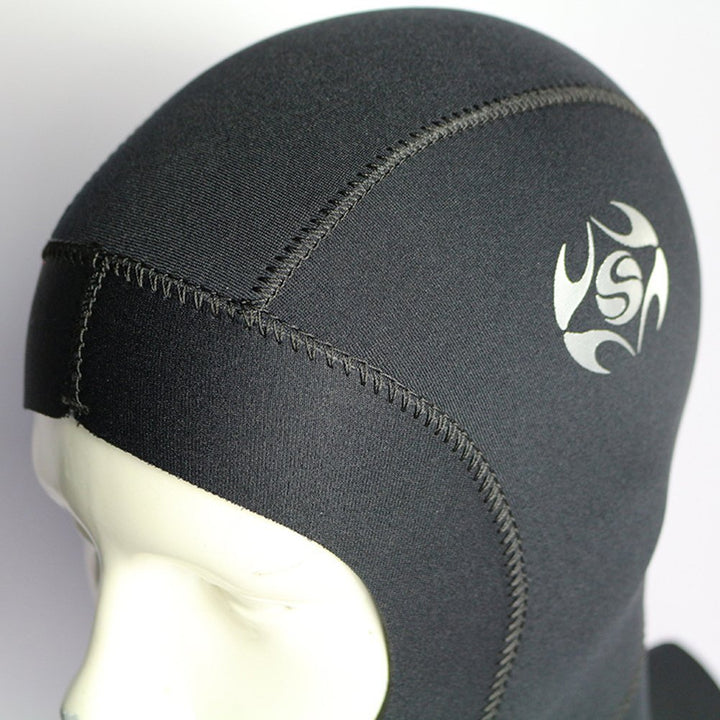 Neoprene Wetsuit Hood Scuba Diving Hood 3MM 5MM for Men Women Youth, Bib Dive Cap Surfing Thermal Hood for Kayaking Snorkeling Swimming Sailing Canoeing Water Sports