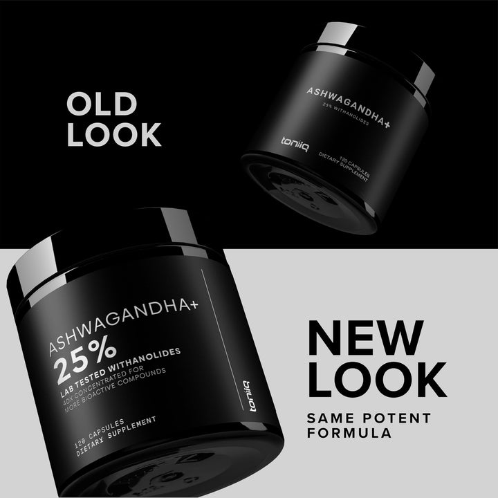 Ashwagandha - Ultra High Potency 40:1 Extract with 25% Withanolides - Wild Harvested in India - Highly Concentrated & Third-Party Lab Tested - 120 Capsules