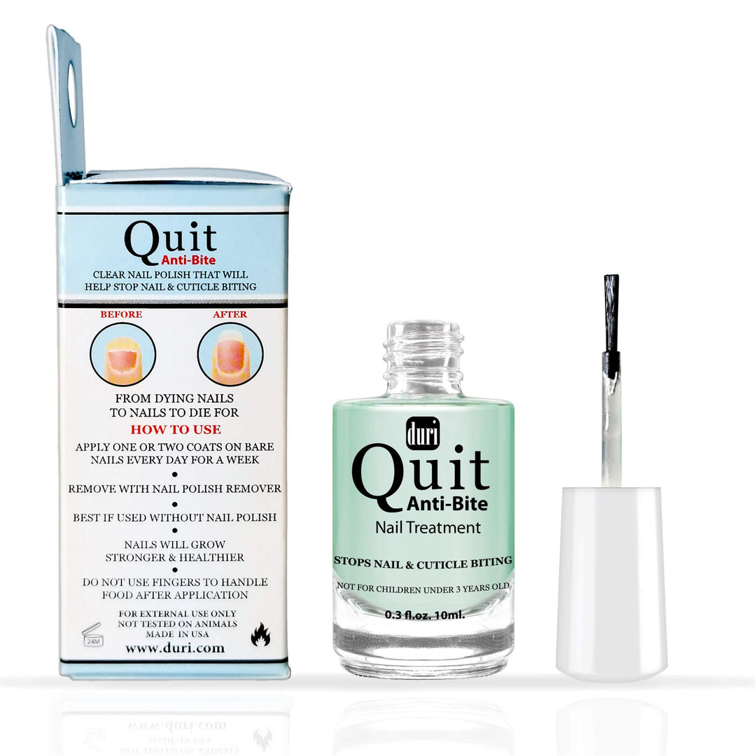 Nail Treatment, Quit Anti Bite, Stops Nail And Cuticle Biting, 0.3 fl.oz. 10 ml.