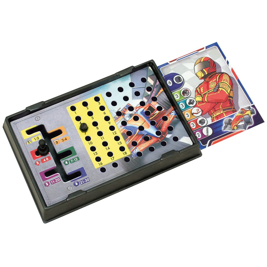 Formula D Board Game - High-Stakes Racing Thrills with Dual-Sided Tracks! Fast-Paced Strategy Game, Fun Family Game for Kids & Adults, Ages 8+, 2-10 Players, 60 Minute Playtime, Made