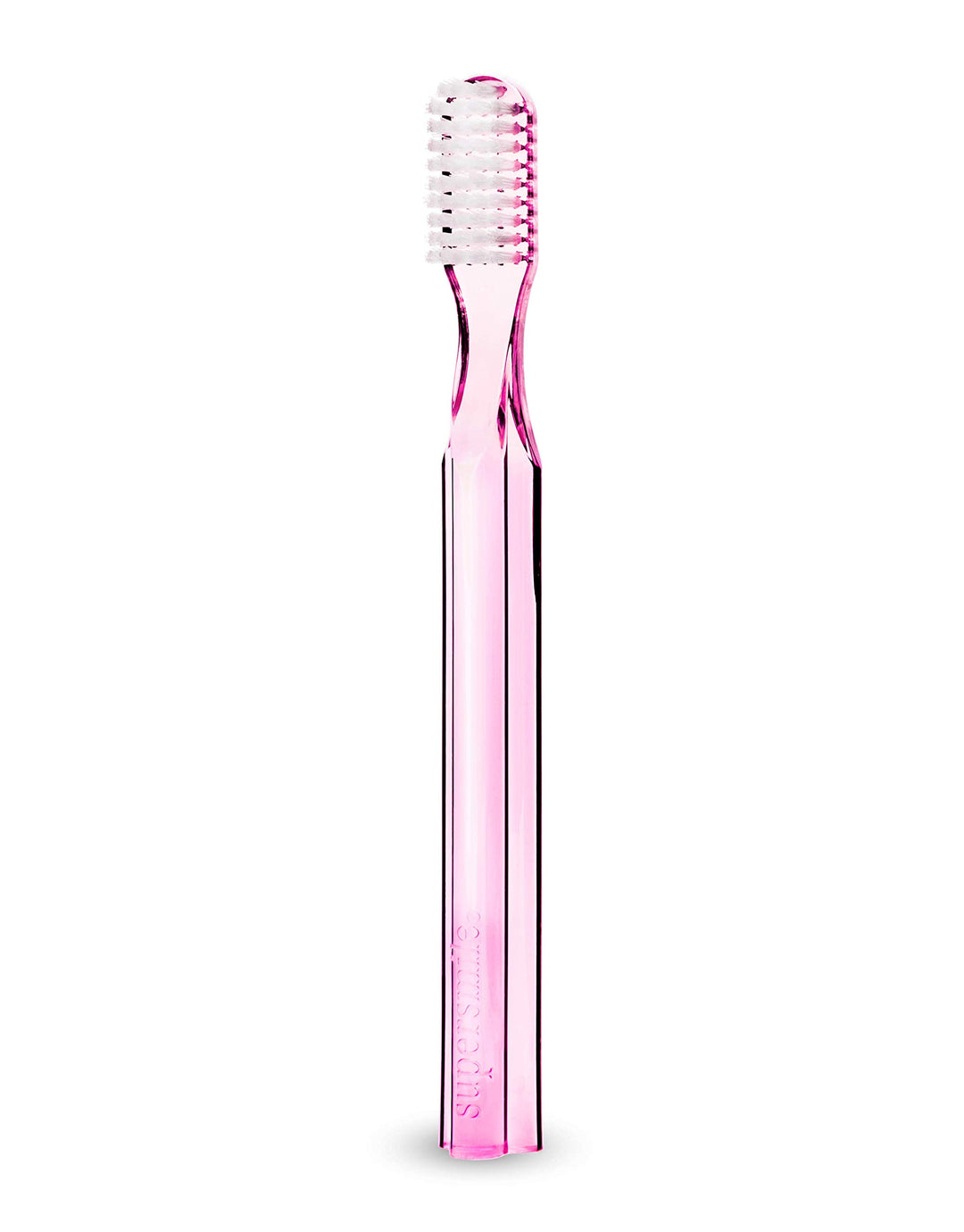 New Generation Toothbrush w/ Patented 45° Soft Nylon Bristles - Whitening Tooth Brush w/ Ergonomic Handle Guarantees ADA Recommended Brushing Angle for Adults & Children (Pink)
