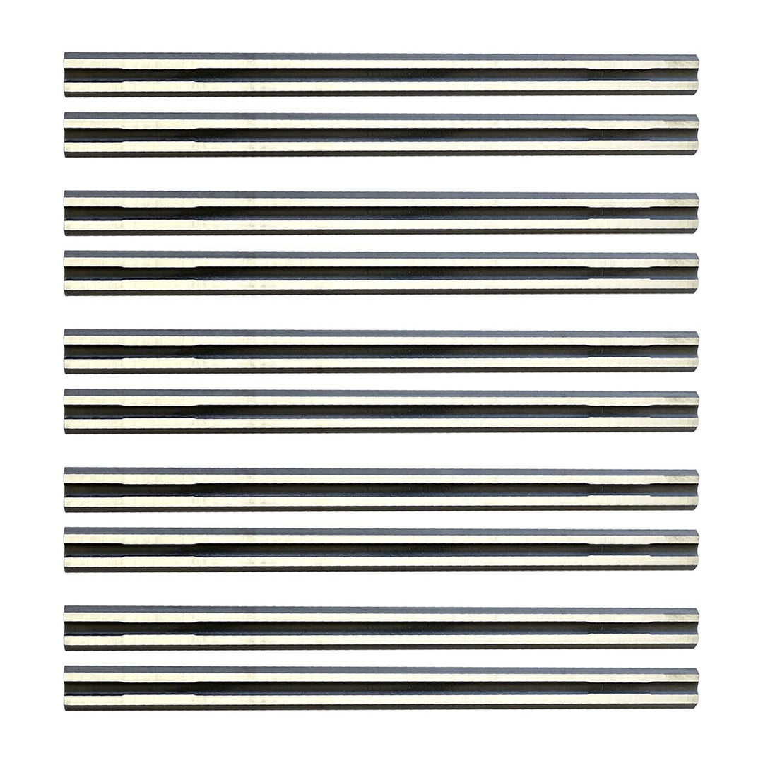 3-1/4 Inch Industrial Carbide Hand Planer Blades for Craftsman CMEW300, Milwaukee M18, Makita, DeWalt, Bosch, Wen, Ryobi and Most 3-1/4 Planer (10 Pack)