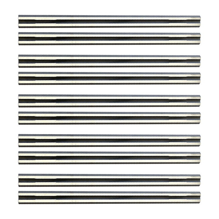 3-1/4 Inch Industrial Carbide Hand Planer Blades for Craftsman CMEW300, Milwaukee M18, Makita, DeWalt, Bosch, Wen, Ryobi and Most 3-1/4 Planer (10 Pack)