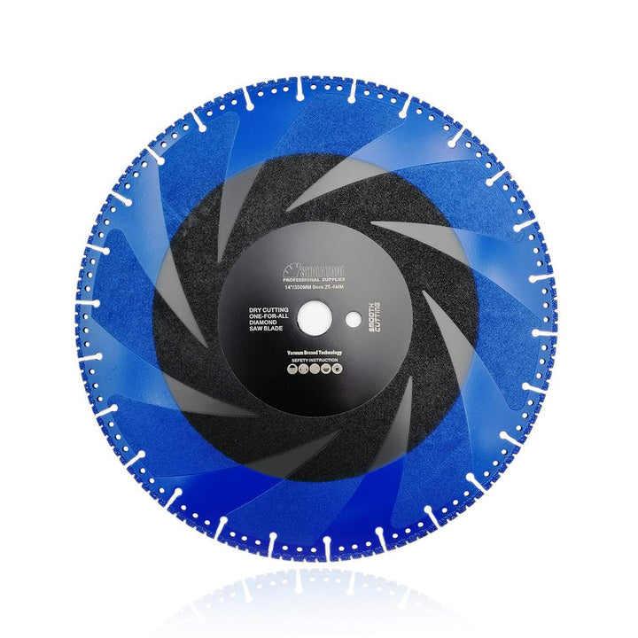 14 Inch Metal Cutting Diamond Blade All Purpose Cut Off Wheel for Rebar Sheet Metal Angle Iron Stainless Steel