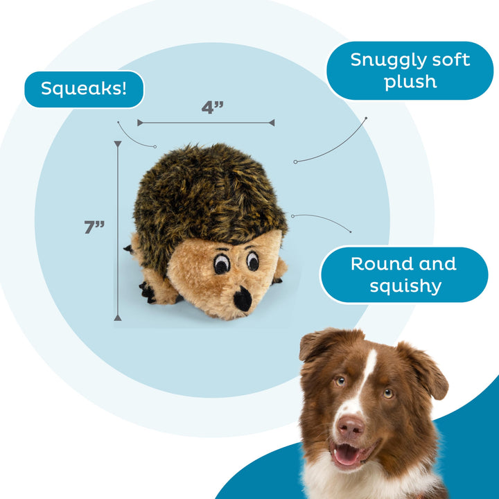 Hedgehogz Plush Dog Toy, Small