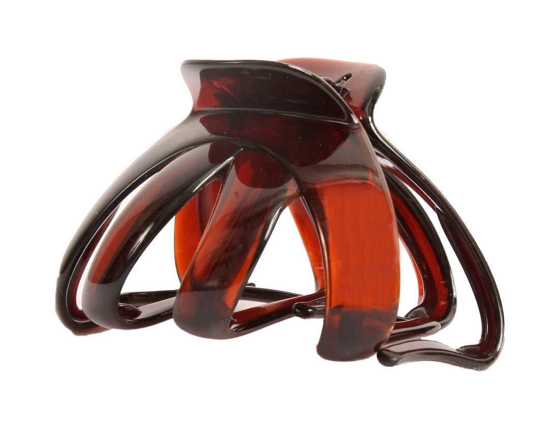 Caravan 0.5 oz Celluloid Acetate Tortoise Shell LG Octopus Hair Claw