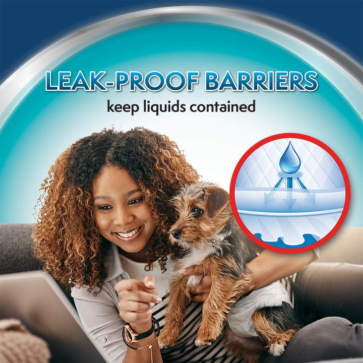 Disposable Dog Diapers for Female Dogs | Super Absorbent Leak-Proof Fit