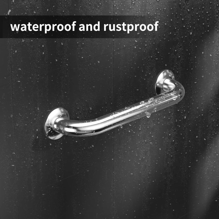 Shower Grab Bar 2 Pack, Stainless Steel Bathroom Grab Bar Shower Bath Handle Grab Bars for Bathtub Showers 24 Inch