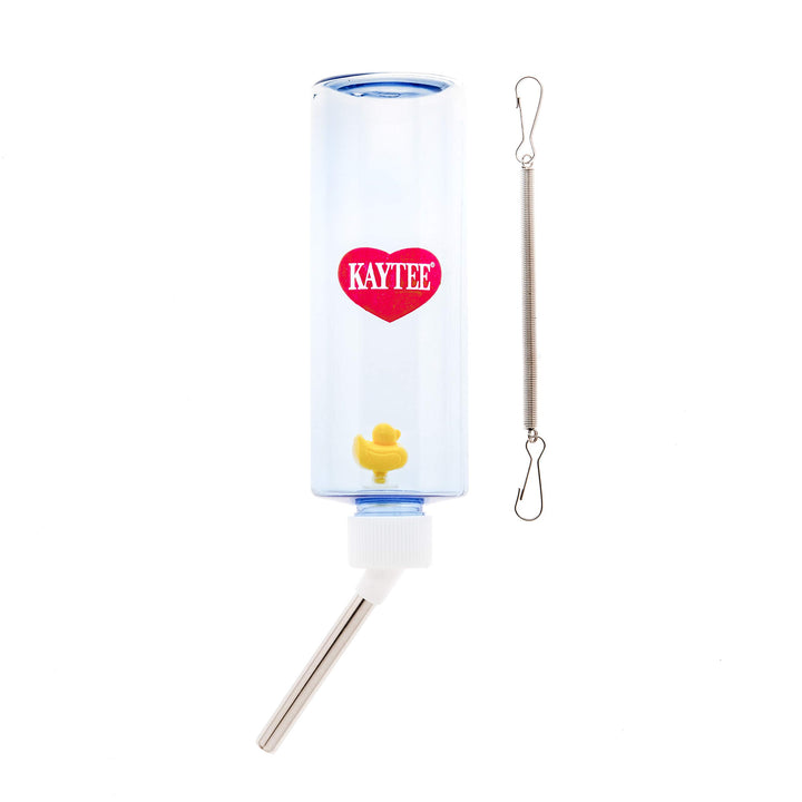 Clear View Water Bottle for Pet Gerbils, Hamsters & Mice, 8 oz