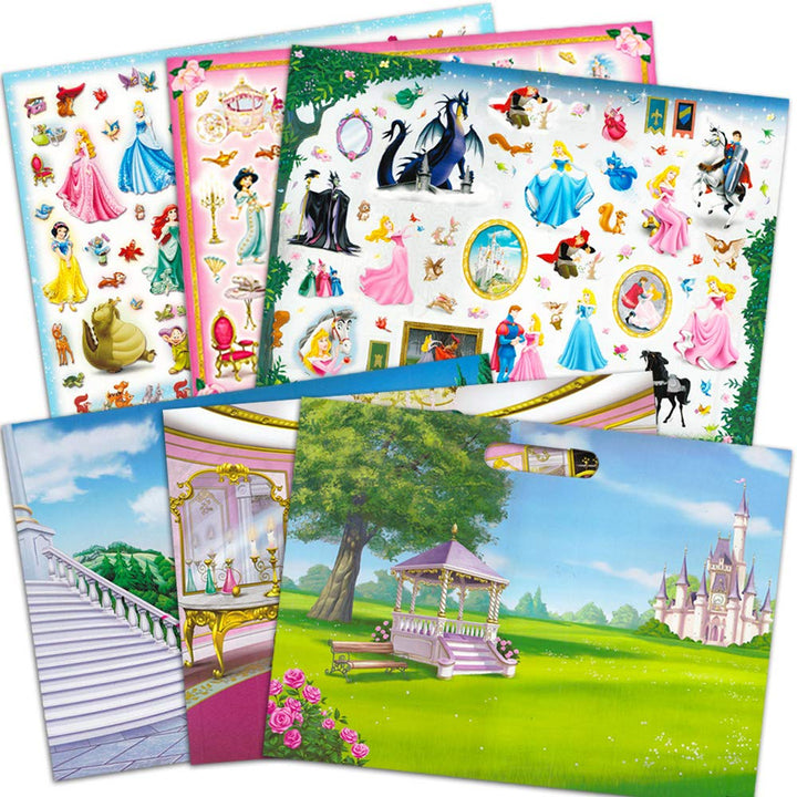 Princess Giant Sticker Box Activity Set ~ Over 1000 Princess Stickers Featuring Cinderella, Little Mermaid, Tangled, Belle and More ( Princess Merchandise)