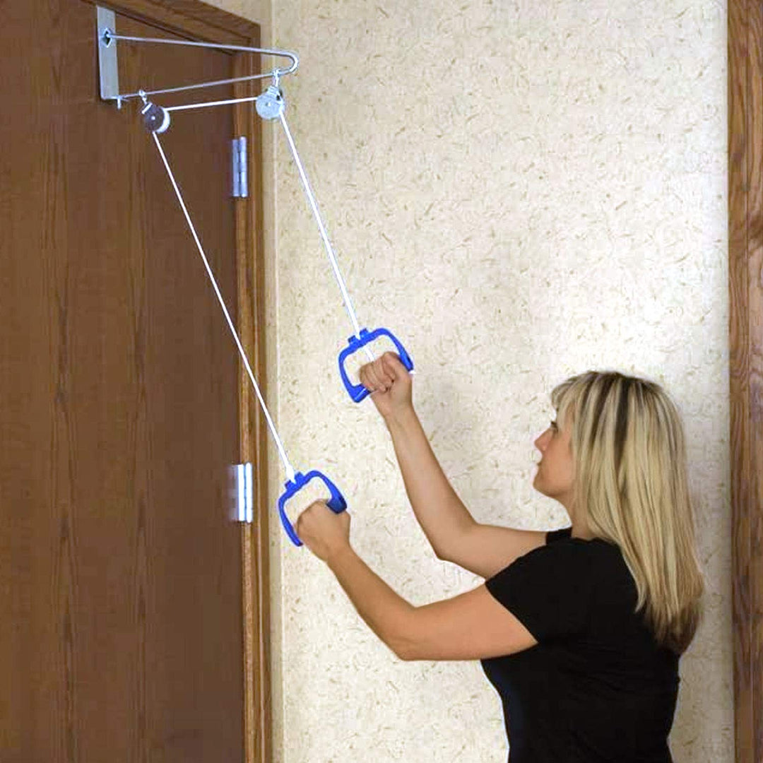 Shoulder Pulley For Physical Therapy, Door Pulley, White