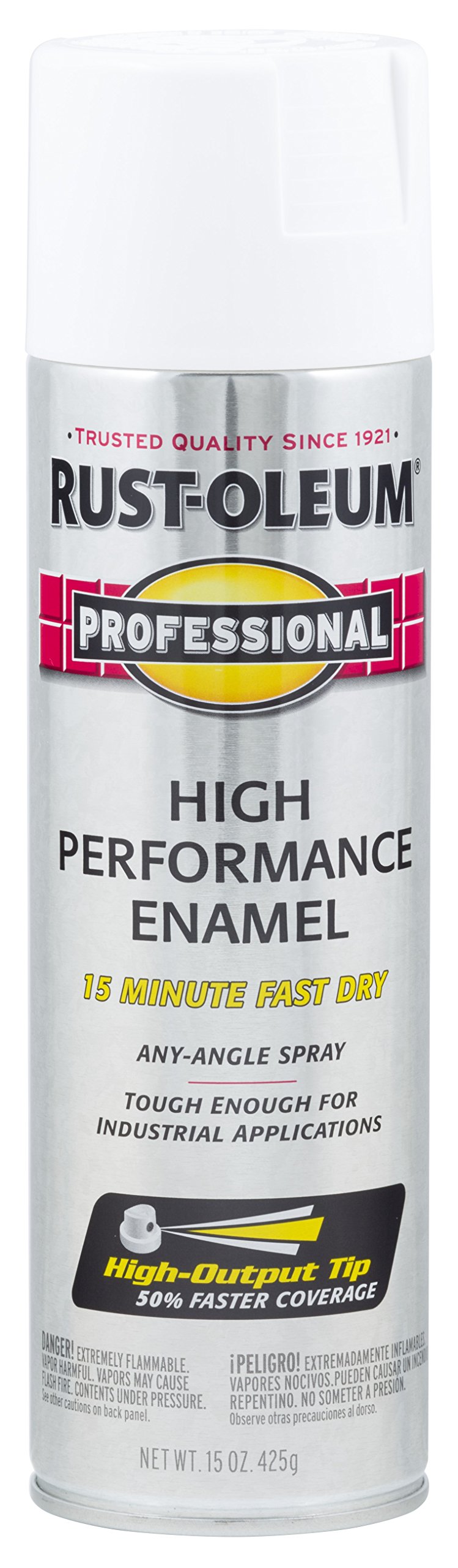 7592838 Professional High Performance Enamel Spray Paint, 15 Oz, Gloss White