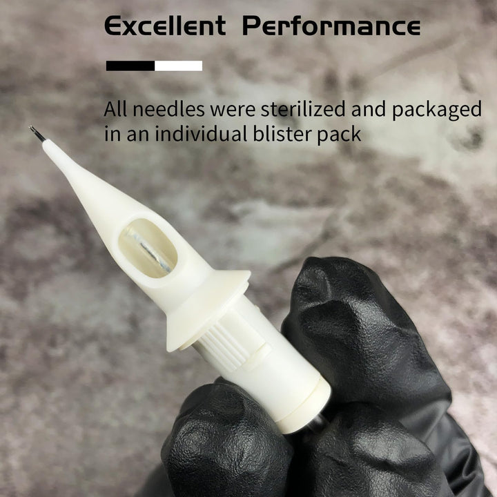 35/07RS : Professional 7RS Disposable Tattoo Needle Cartridge 7 Round Shader 20Pcs