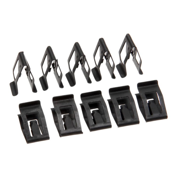 10PCS Dashboard Trim Clips, Car Front Console Retainer, Metal Dash Retainer Clips Replacement for Ford Mazda Audi Toyota Black