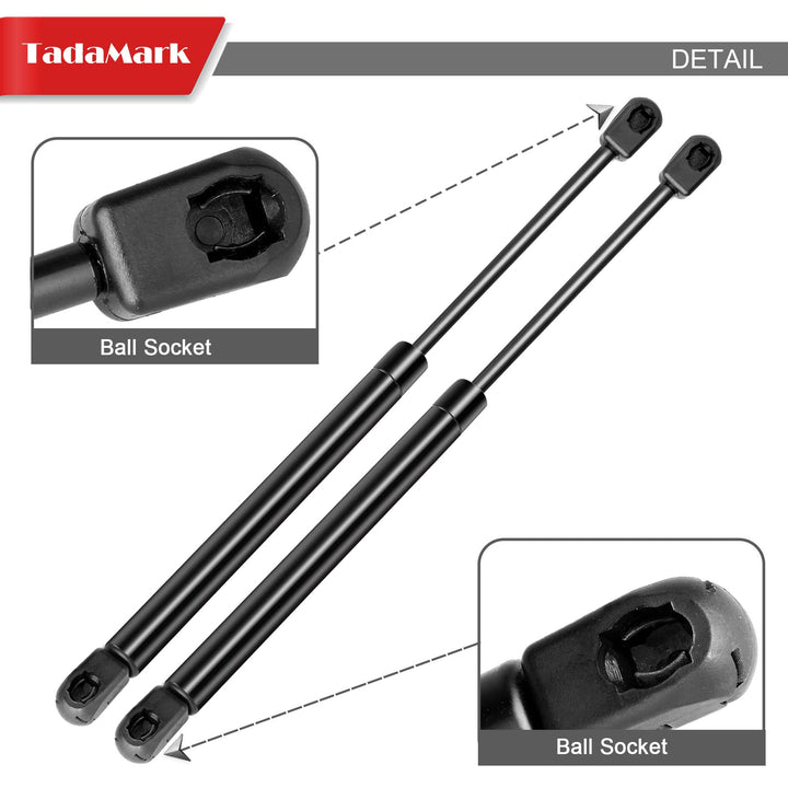 2 Pcs 16 Inch 28lbs/127N Gas Strut Spring Shock for RV Bed Storage Lightweight Cabinet Lid Light Camper Bed Cover Laser Hood Lid C16-08941 C1608941