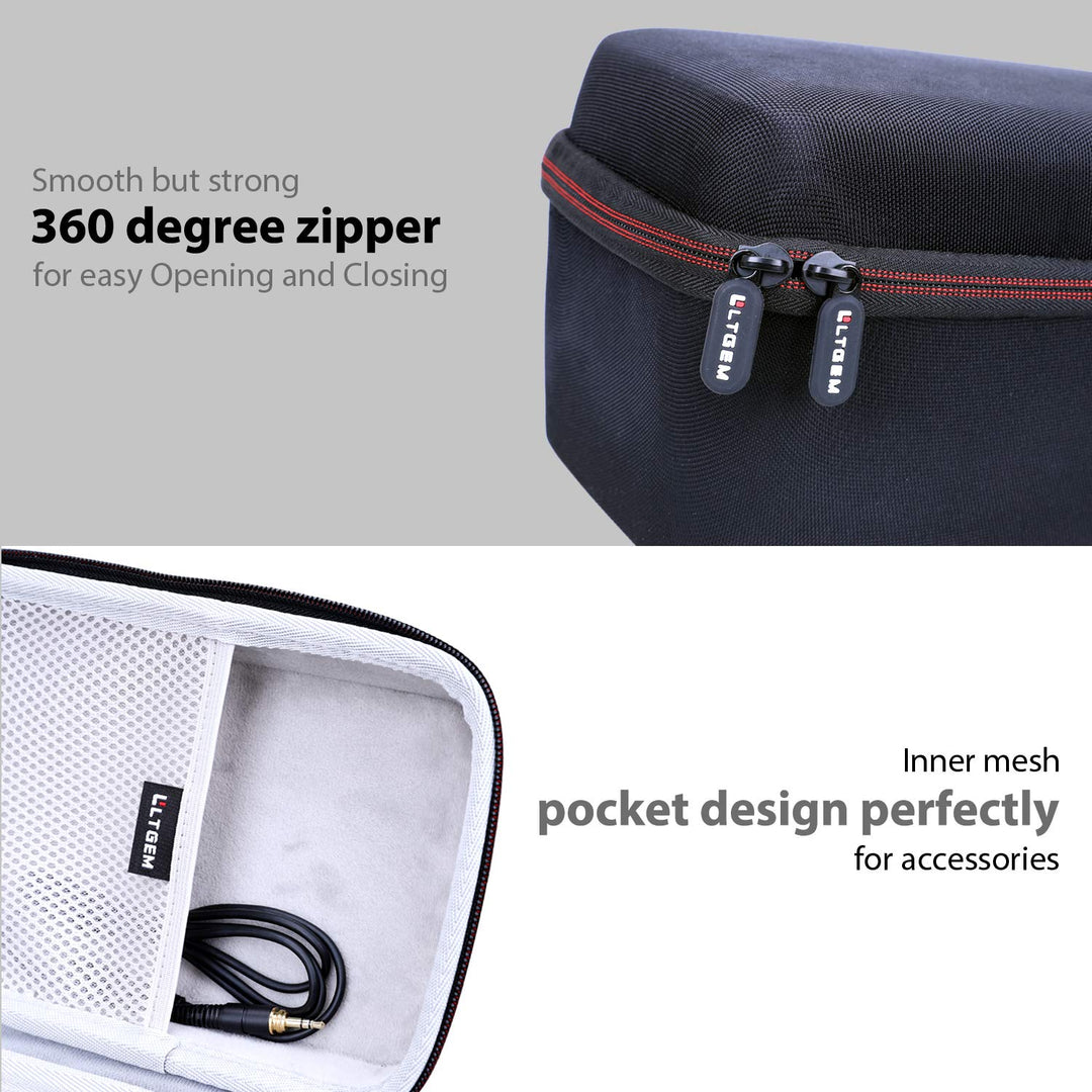 LTGEM Case Compatible with Logitech Blue Yeti/Blue Yeti X/Blue Yeti Pro USB Microphone(Case Only)