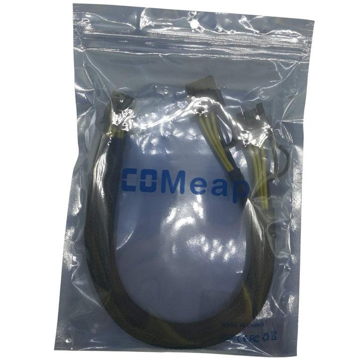 GPU Power Cable for Dell T3600 T3610 T5600 T5610 T5610 T7600 T7610 5810 T5810 T7810, 8 Pin PCIe to Dual 8 Pin(6+2) Male PCIe Power Adapter 13-inch(34cm)