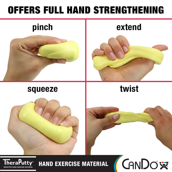 10-0900 TheraPutty Standard Hand Exercise Putty, X-SOFT, 2oz