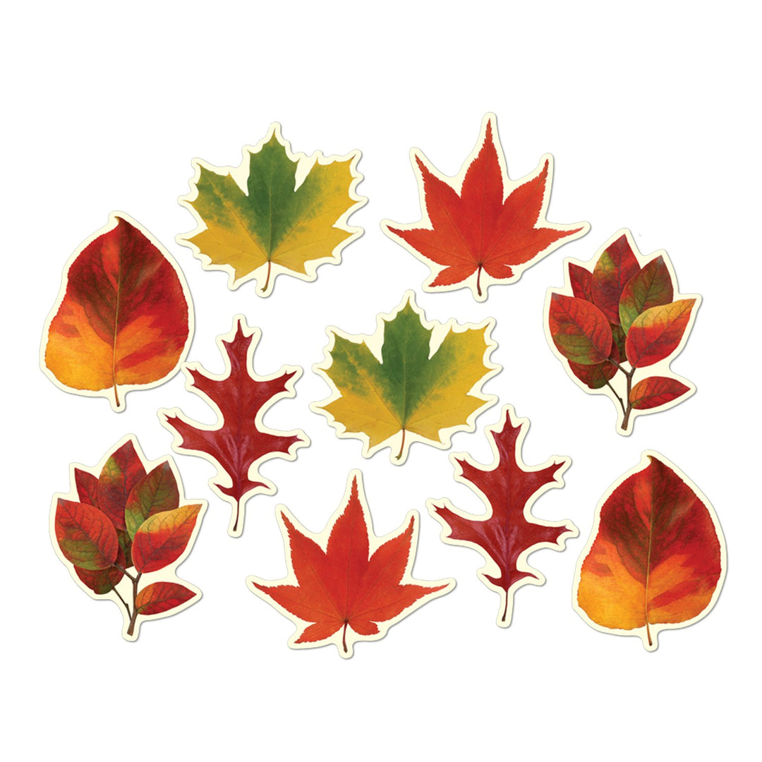Mini Leaf Cutouts (10/Pkg)