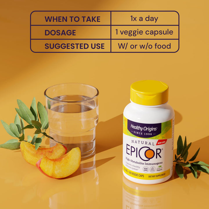EpiCor 500 mg (Immune Support, Non-GMO, Gluten Free), 150 Veggie Capsules