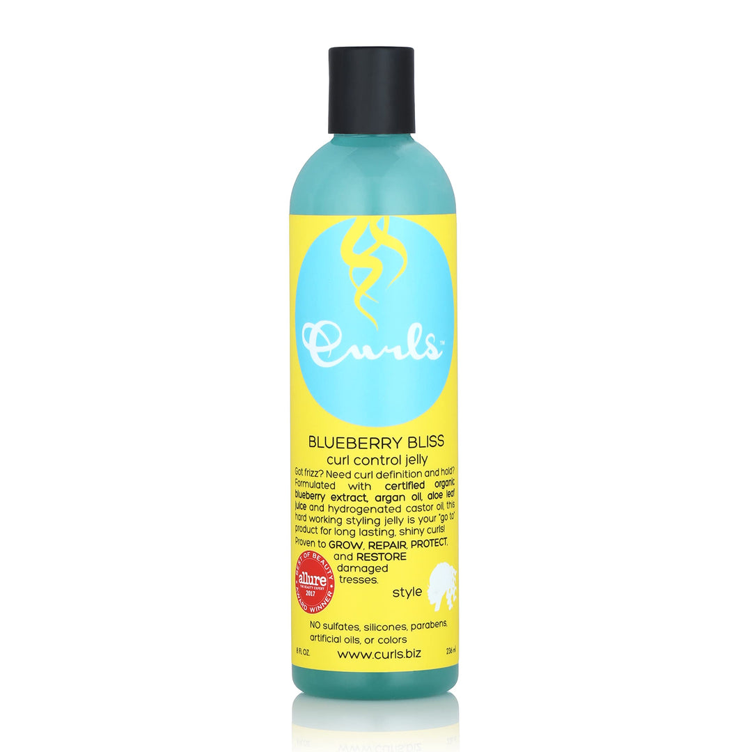 Blueberry Bliss Control Jelly - 8 oz, Define & Defrizz, Wash and Go's, Twist Outs & Braid Outs, for Wavy, Curly, and Coily Hair Types