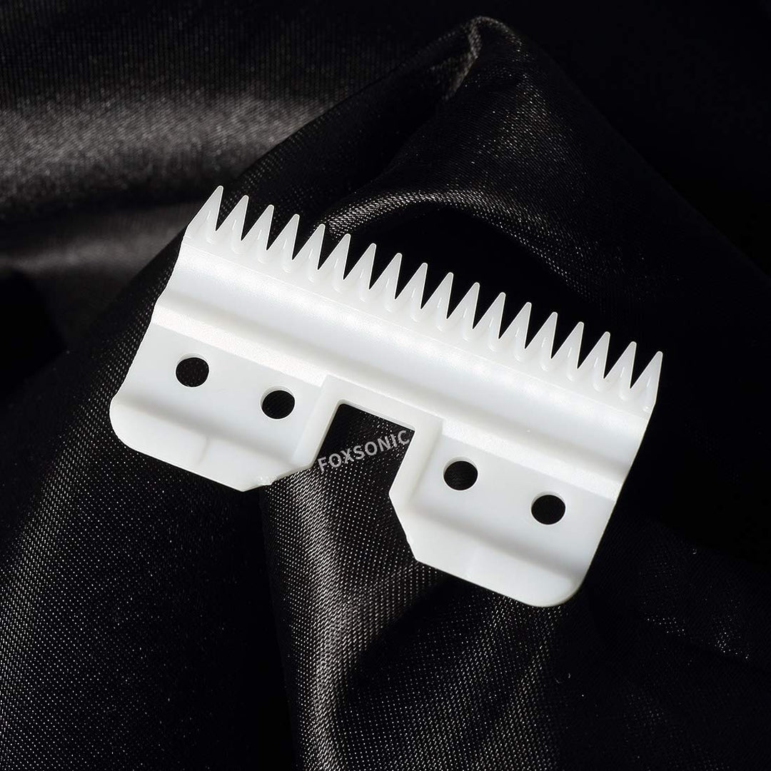 2pcs Fast Feed Ceramic Blades for Oster Fast Feed Clipper Oster A5 Grooming Clippers Ceramic Clipper Movable Blade