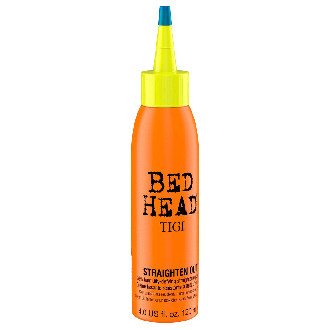 Bed Head Straighten Out 98% Humidity Defying Straightening Cream for Unisex, 4 Ounce
