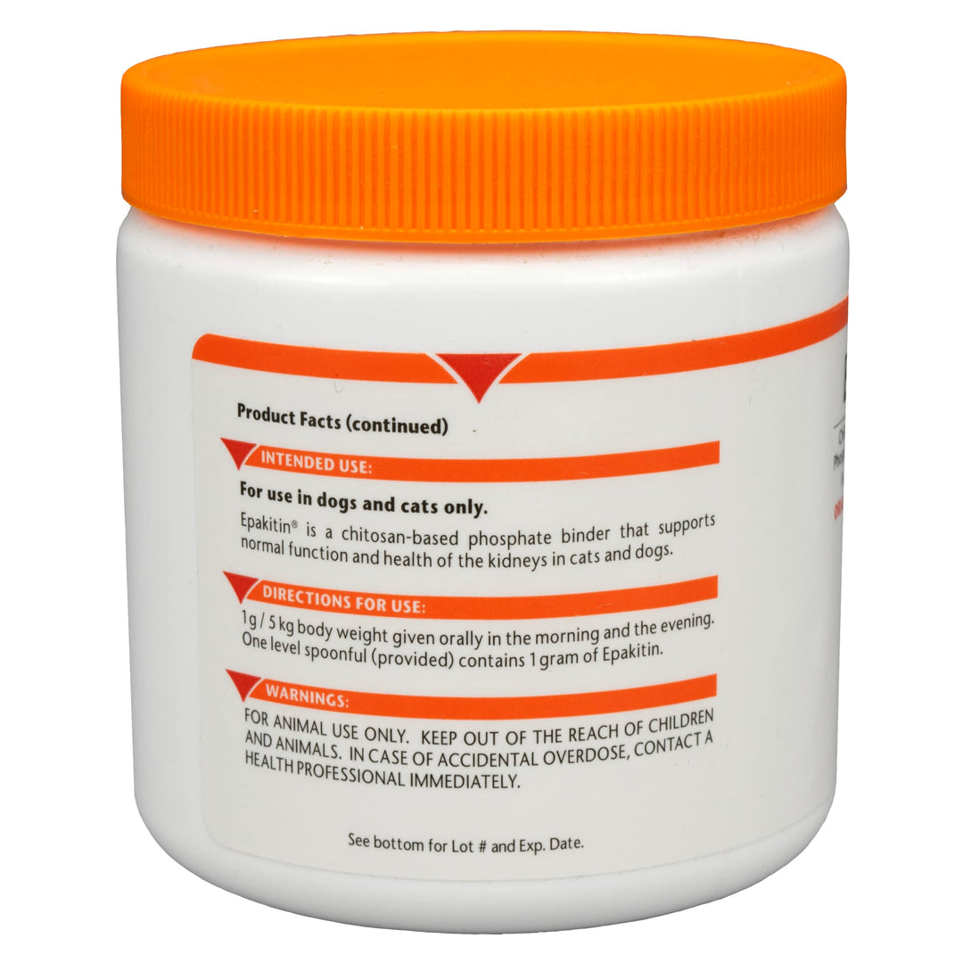 Epakitin Chitosin-Based Phosphate Binder for Cats & Dogs – Renal Support Supplement Powder - 180g