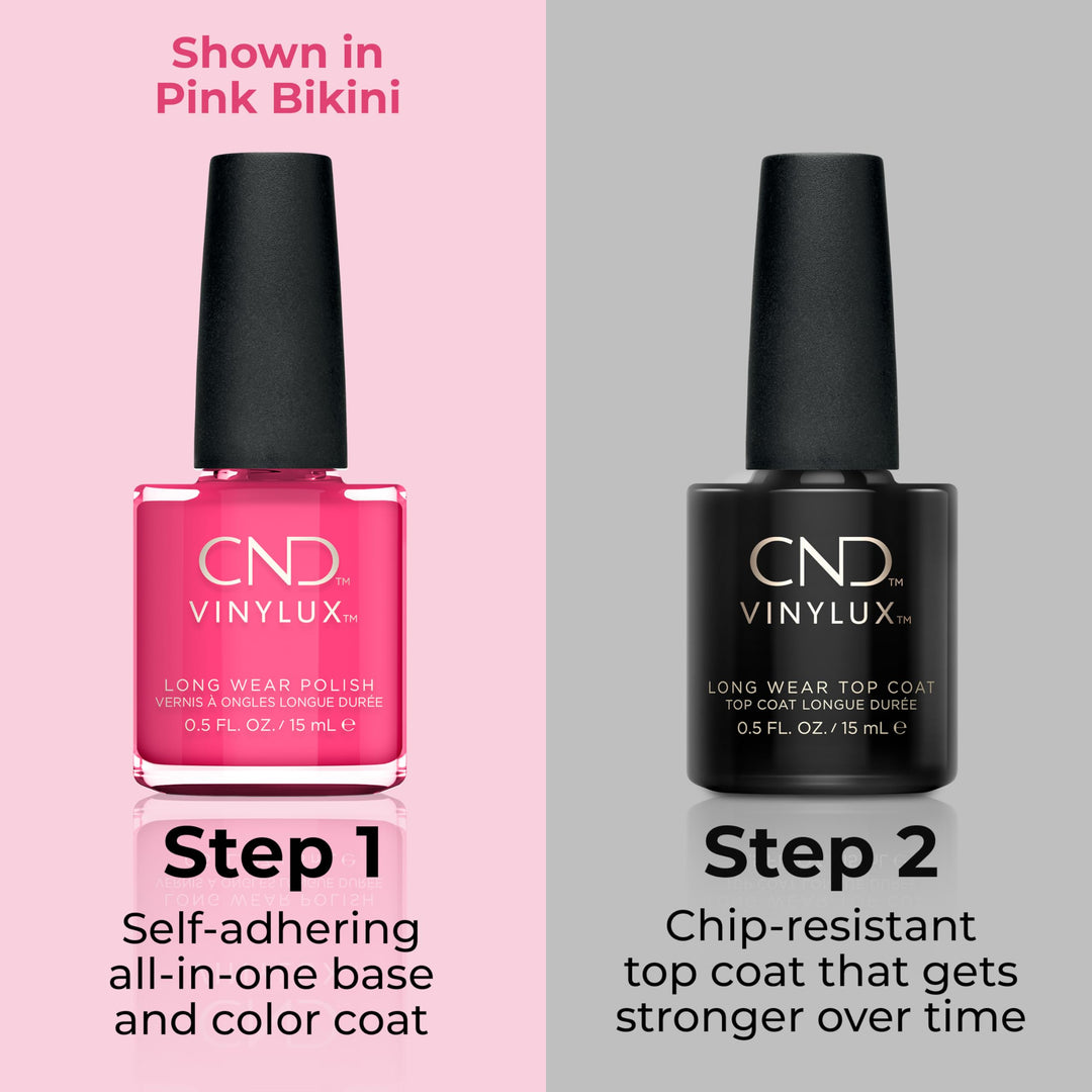 Creative Nail Creative Nail Design Vinylux Nail Lacquer, Hot Pop Pink, 0.5 Fluid Ounce