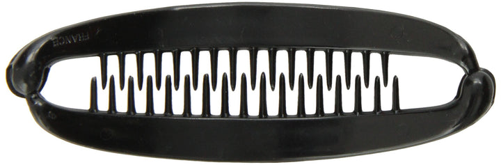 French Black Banana Clip With Ball Closure