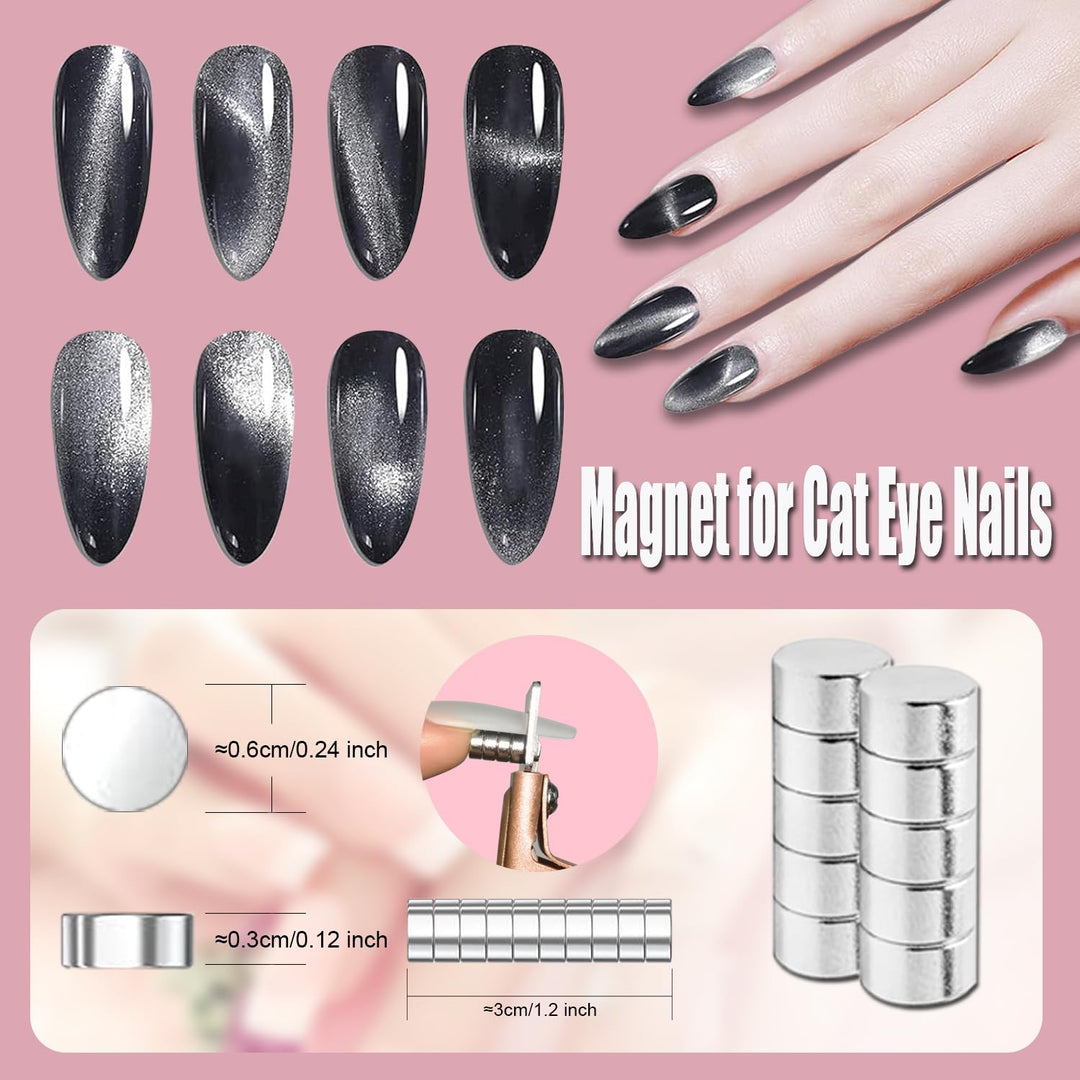 Dr.Nail Adjustable Fake Nail Cutter Stainless Steel Acrylic Nail Clipper False Nails Cutter Fake Nails Clippers Nail Tip Trimmer for Artificial Nail Art Manicure Tools Clip Tool (Black)