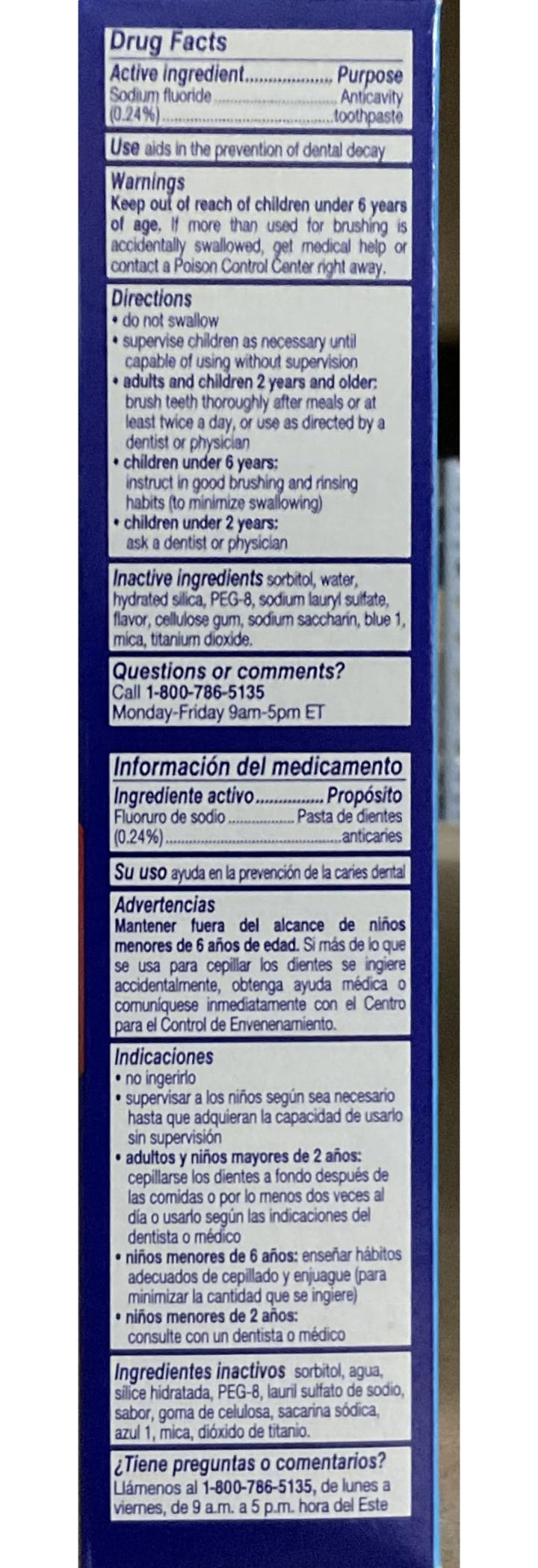 Aim Kids Toothpaste Mega Bubble Berry 2-pack - 4.8 Oz Each