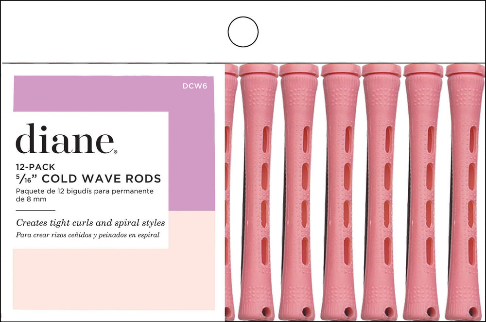 Cold Wave Rods, Pink, 5/16, 12 Count