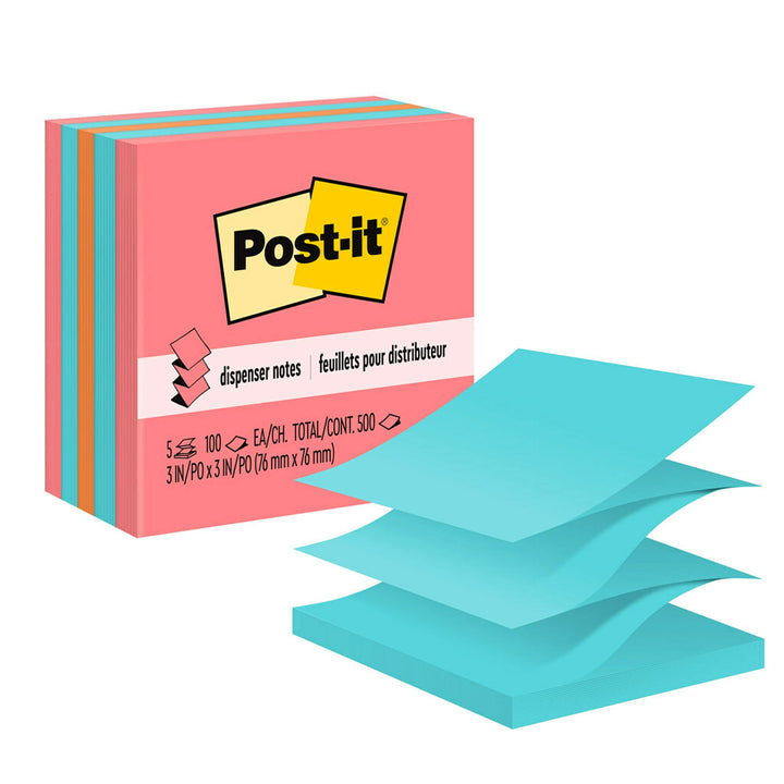 Dispenser Pop-up Notes, 3 in. x 3 in., Poptimistic Collection, 5 Pads/Pack